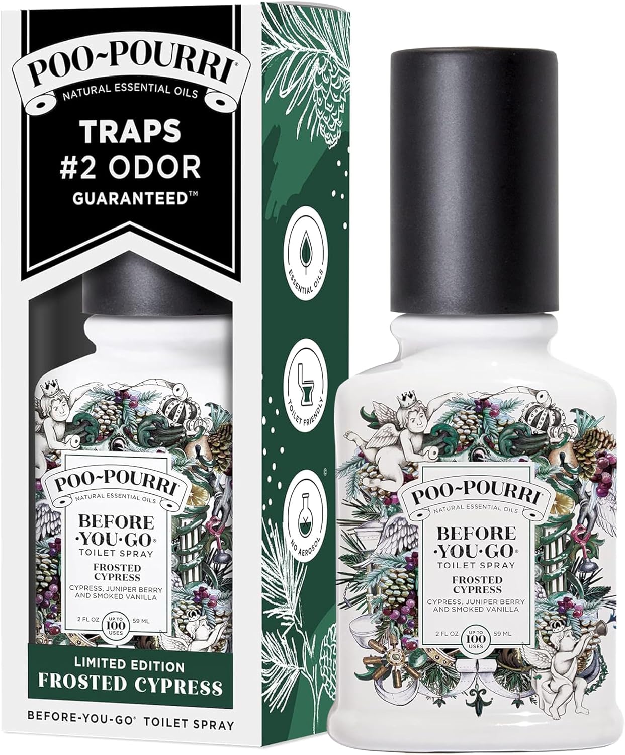 Poo-Pourri Frosted Cypress Toilet Spray 2 oz