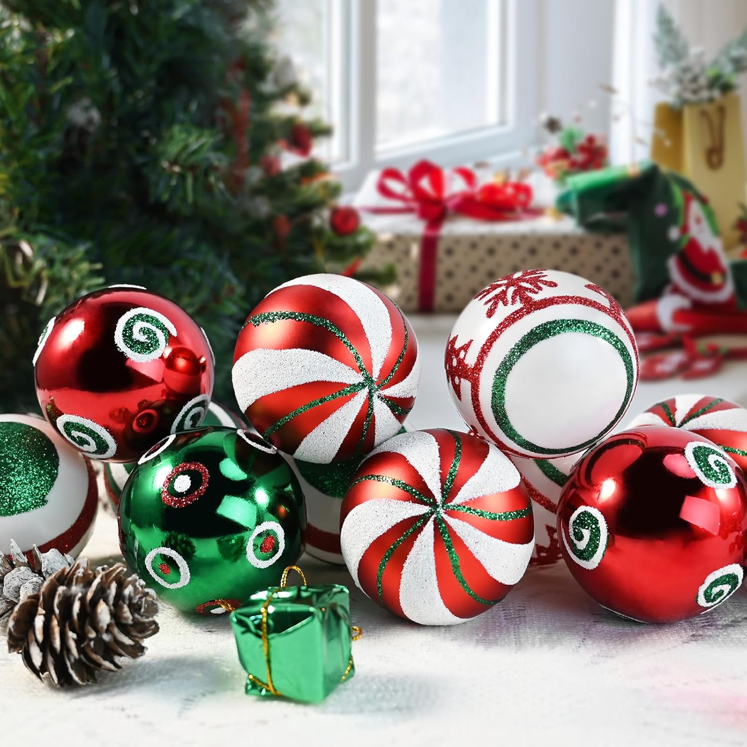 236 Inch Shatterproof Christmas Balls 30PCS