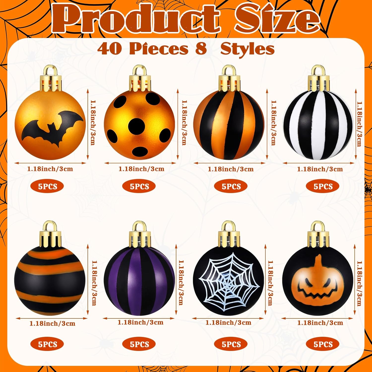 Libima 40 Pcs Halloween Hanging Decorations
