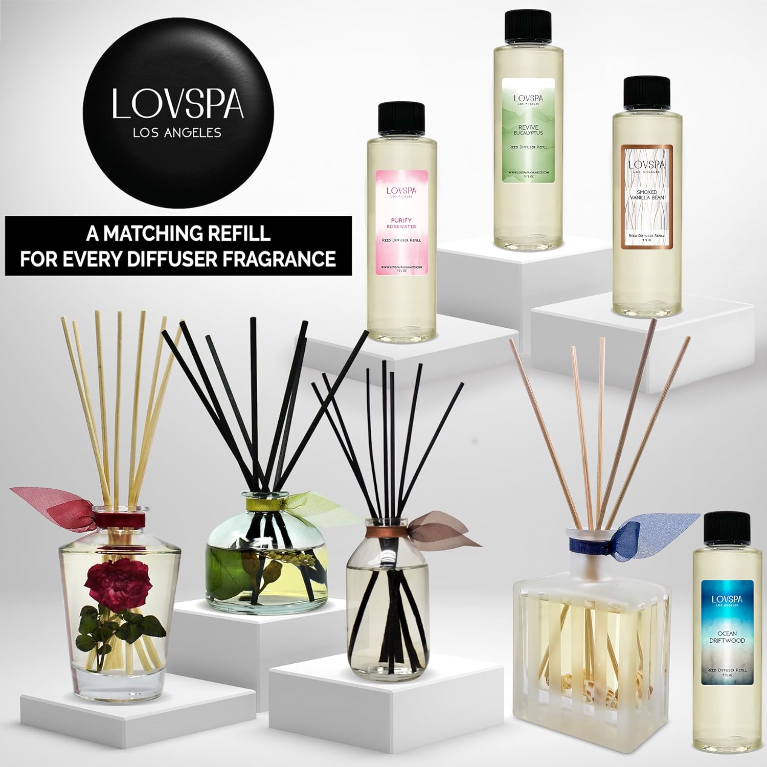 LOVSPA Lavender Vanilla Diffuser Set