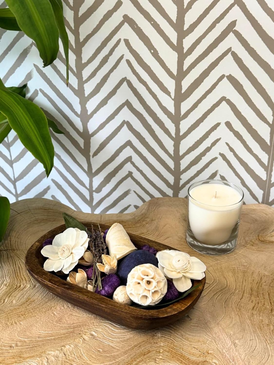De La Terre Purple Lavender Fragrance Mini Potpourri Bag Decor