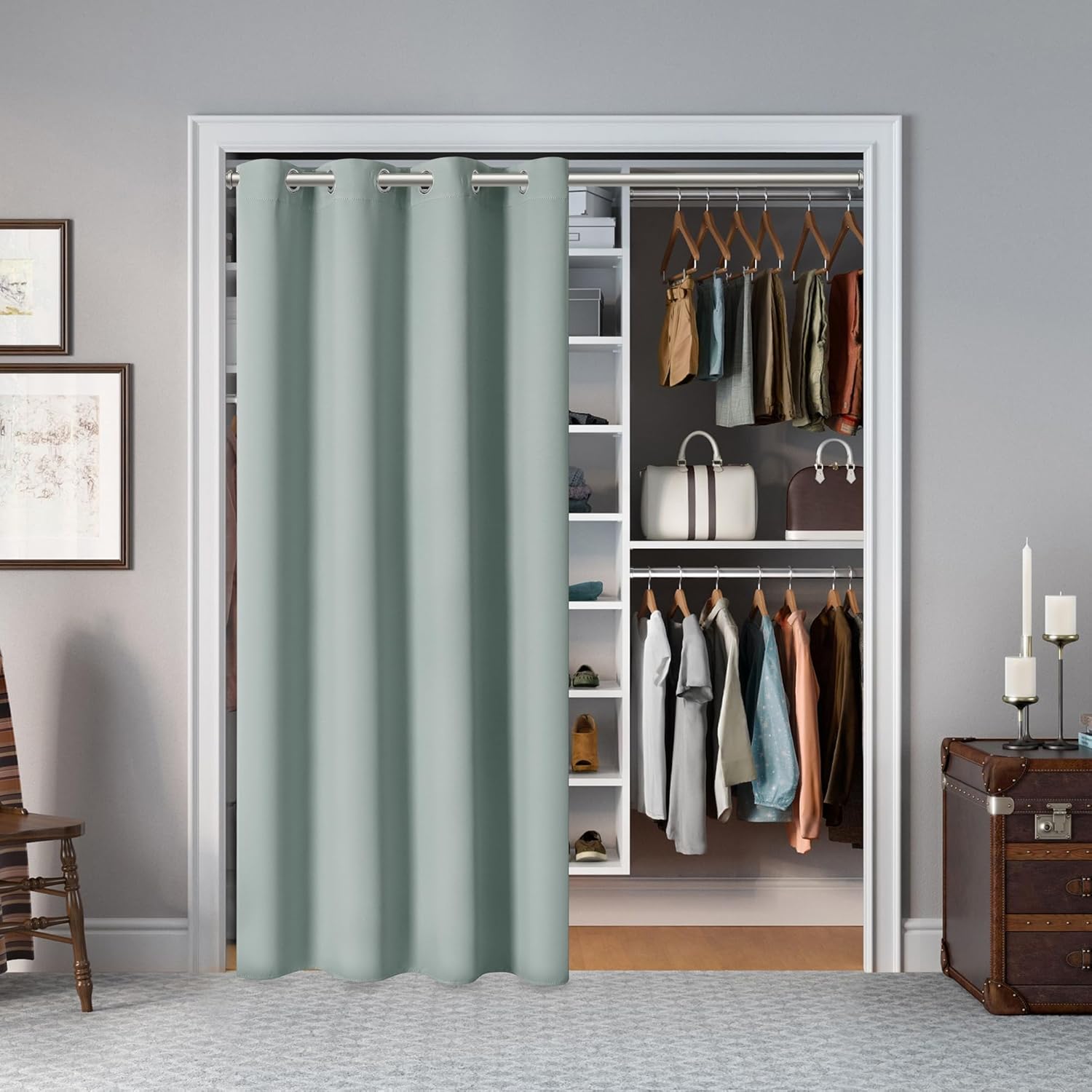 AOSKY Door Curtains for Privacy and Light Blocking