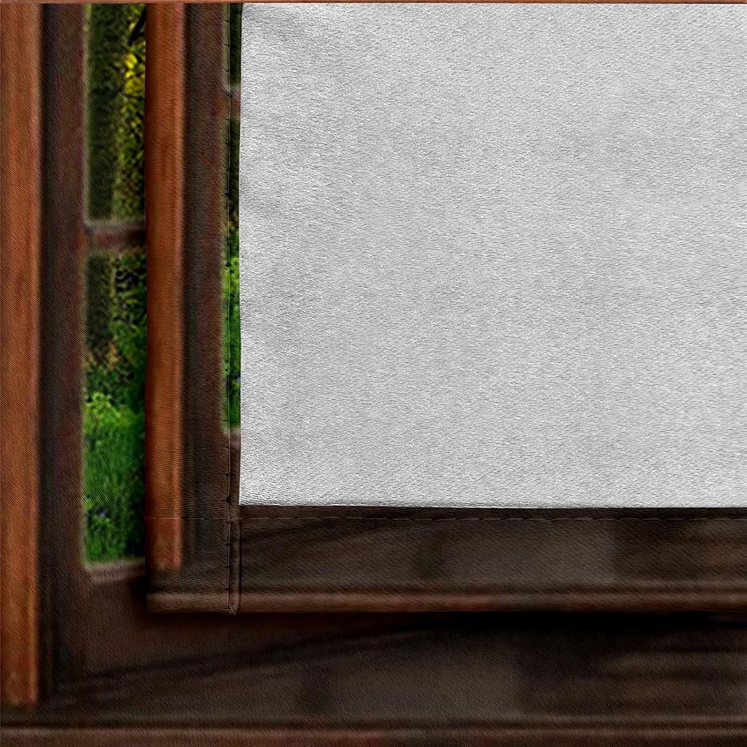 2 Panels Blackout Curtains with Eyelet and Landscape Design