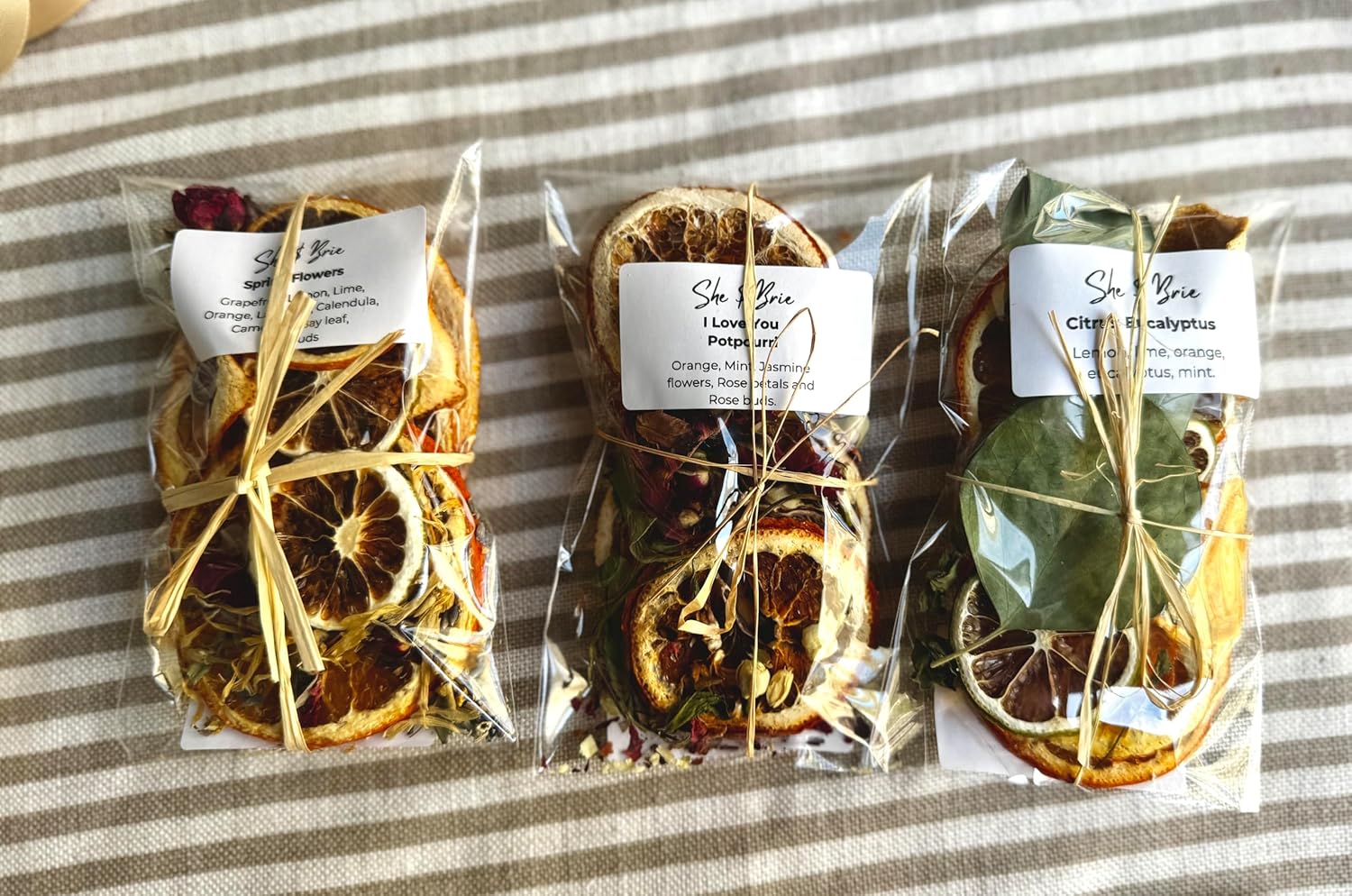 She and Brie Floral Simmer Pot Potpourri Set of 4