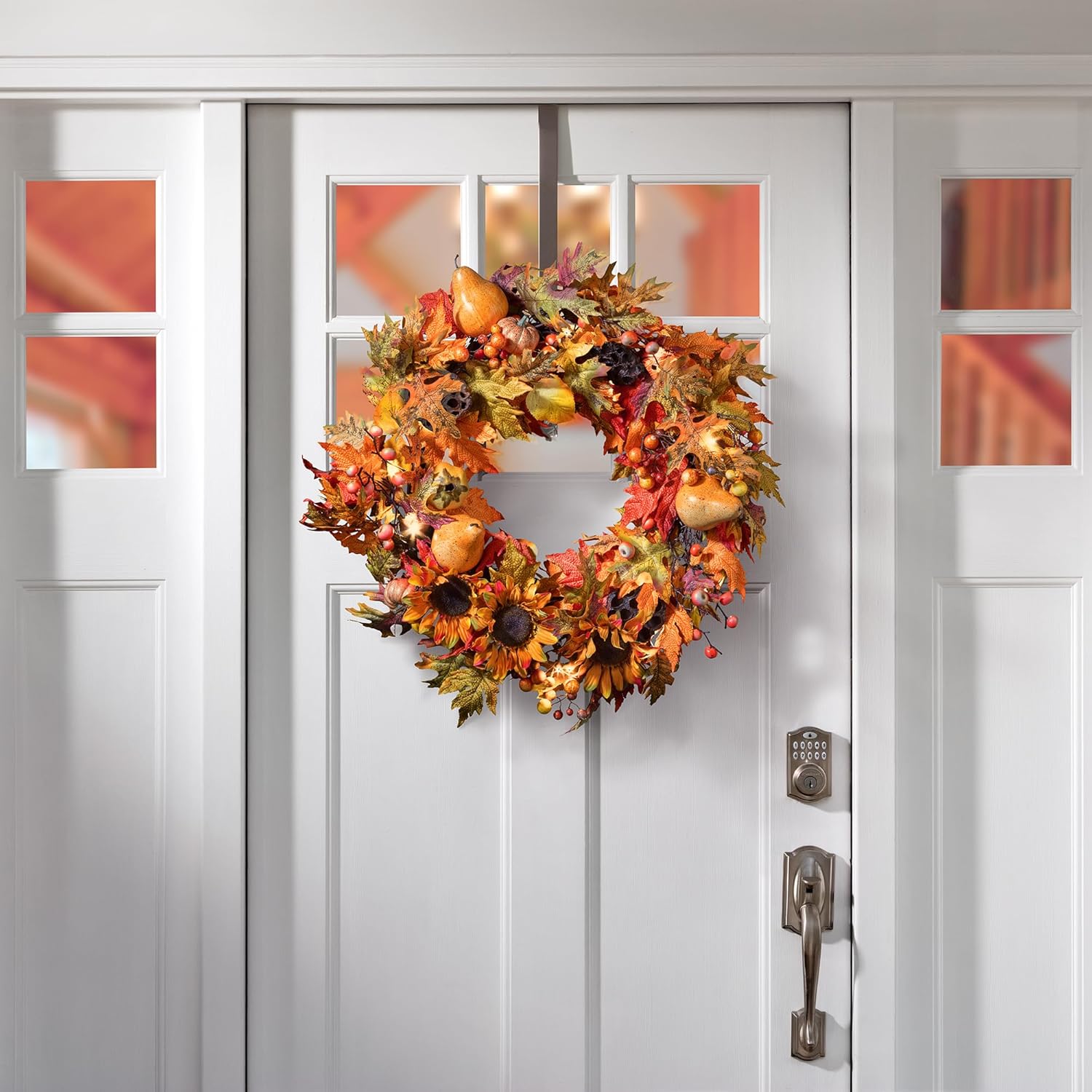 Haute Decor Adjustable Wreath Hanger - Matte Brown