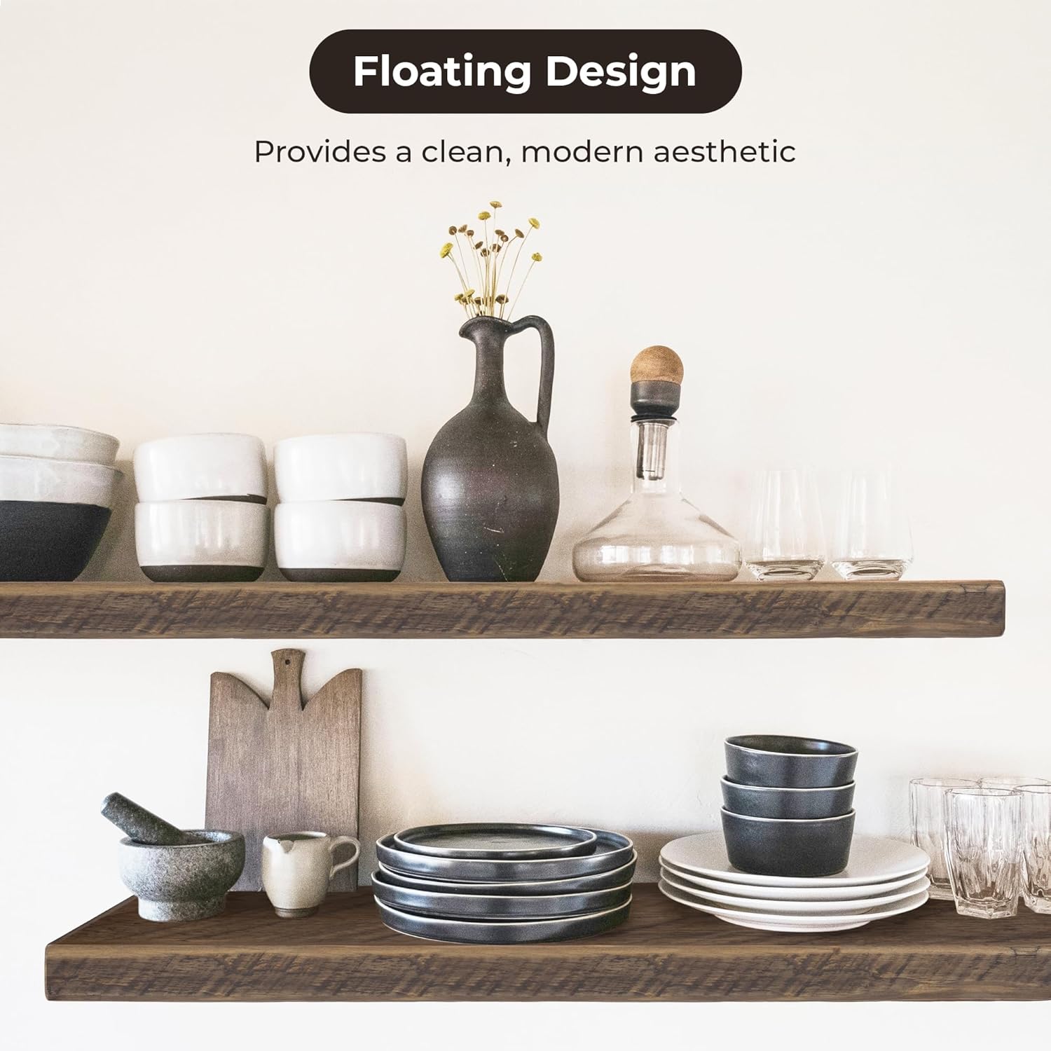Reclaimed Wood Floating Shelves Handmade Rustic Wall Decor