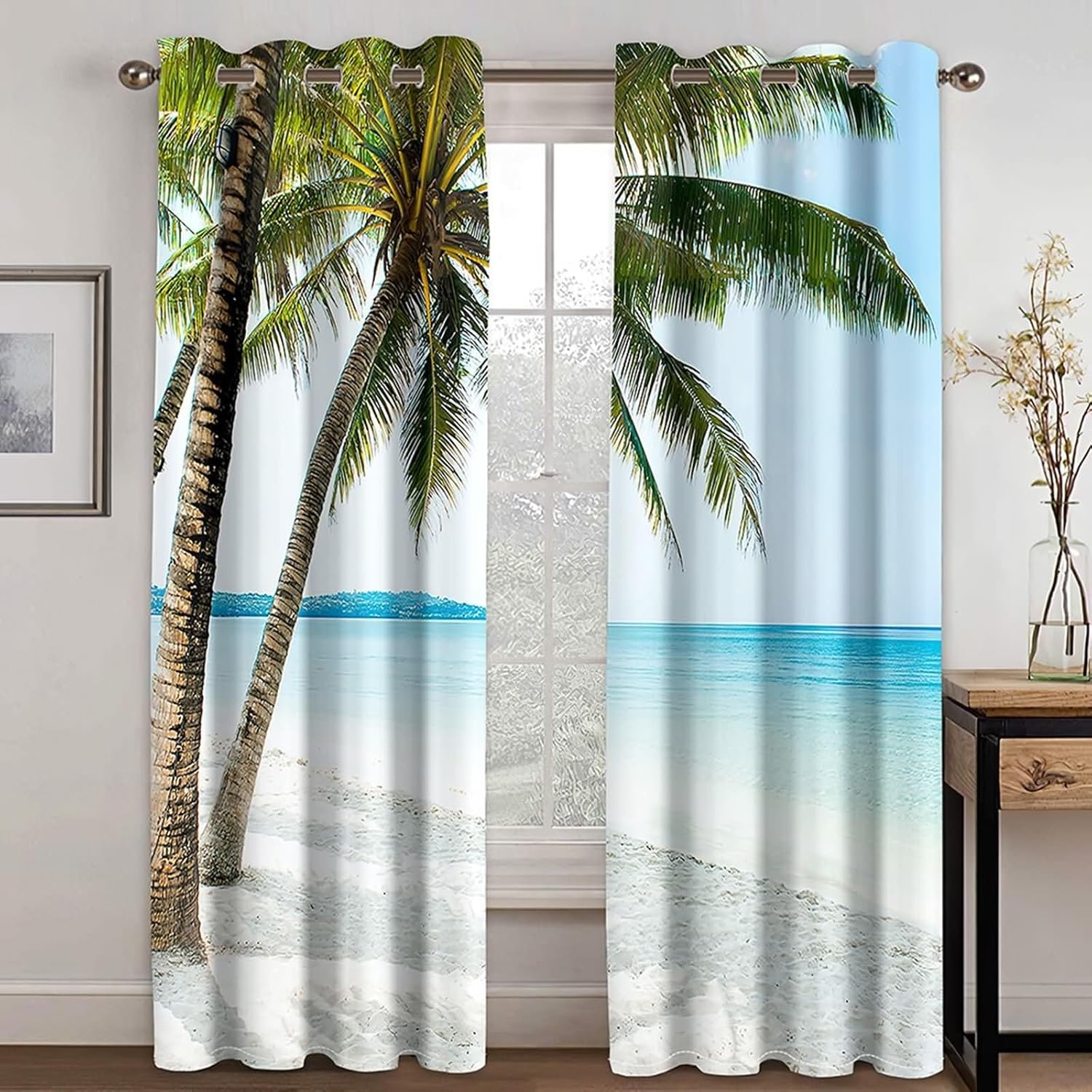Homxi 2 Pack Blackout Curtains with Eyelets