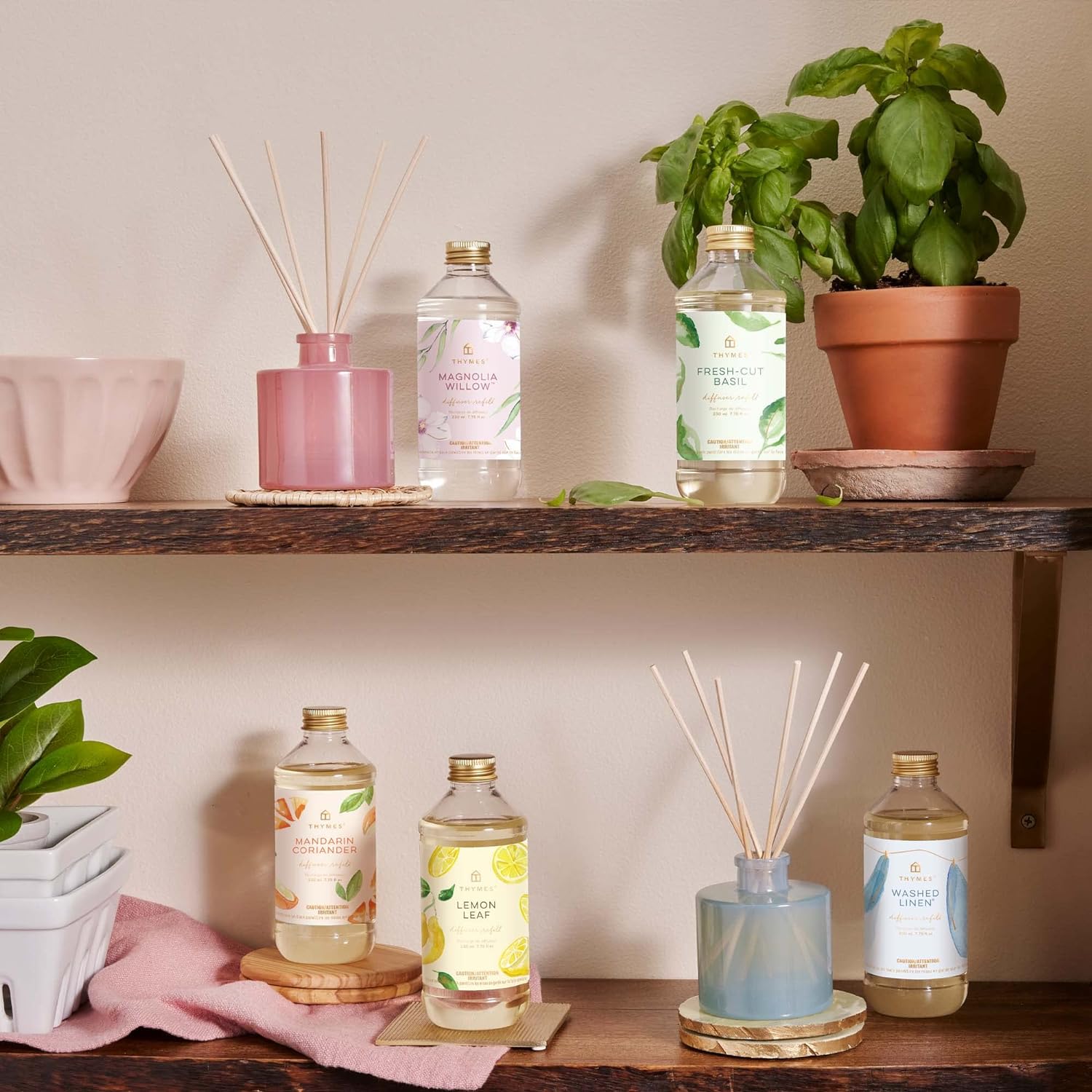 Thymes Reed Diffuser Oil - Magnolia Willow