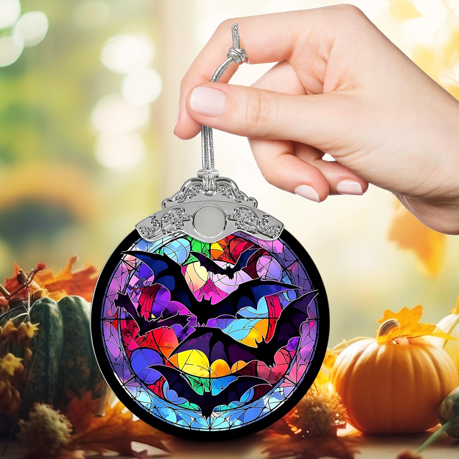 Bat Hanging Ornament - Christmas Halloween Decor