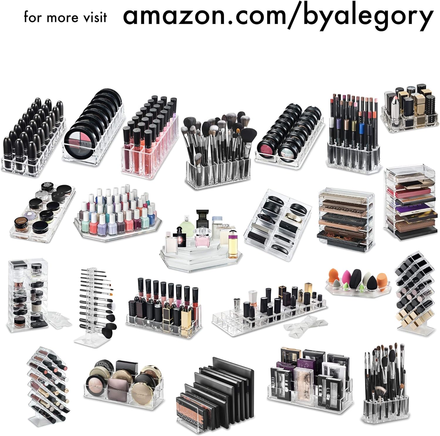 BY ALEGORY Acrylic Perfume Organizer 24 Slots