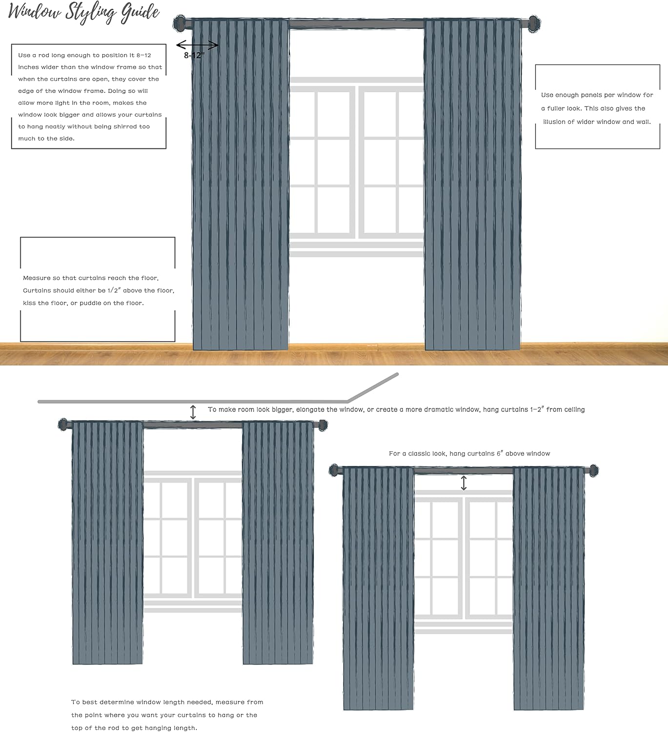 Central Park Ombre Door Curtain 100 x 84 Panel