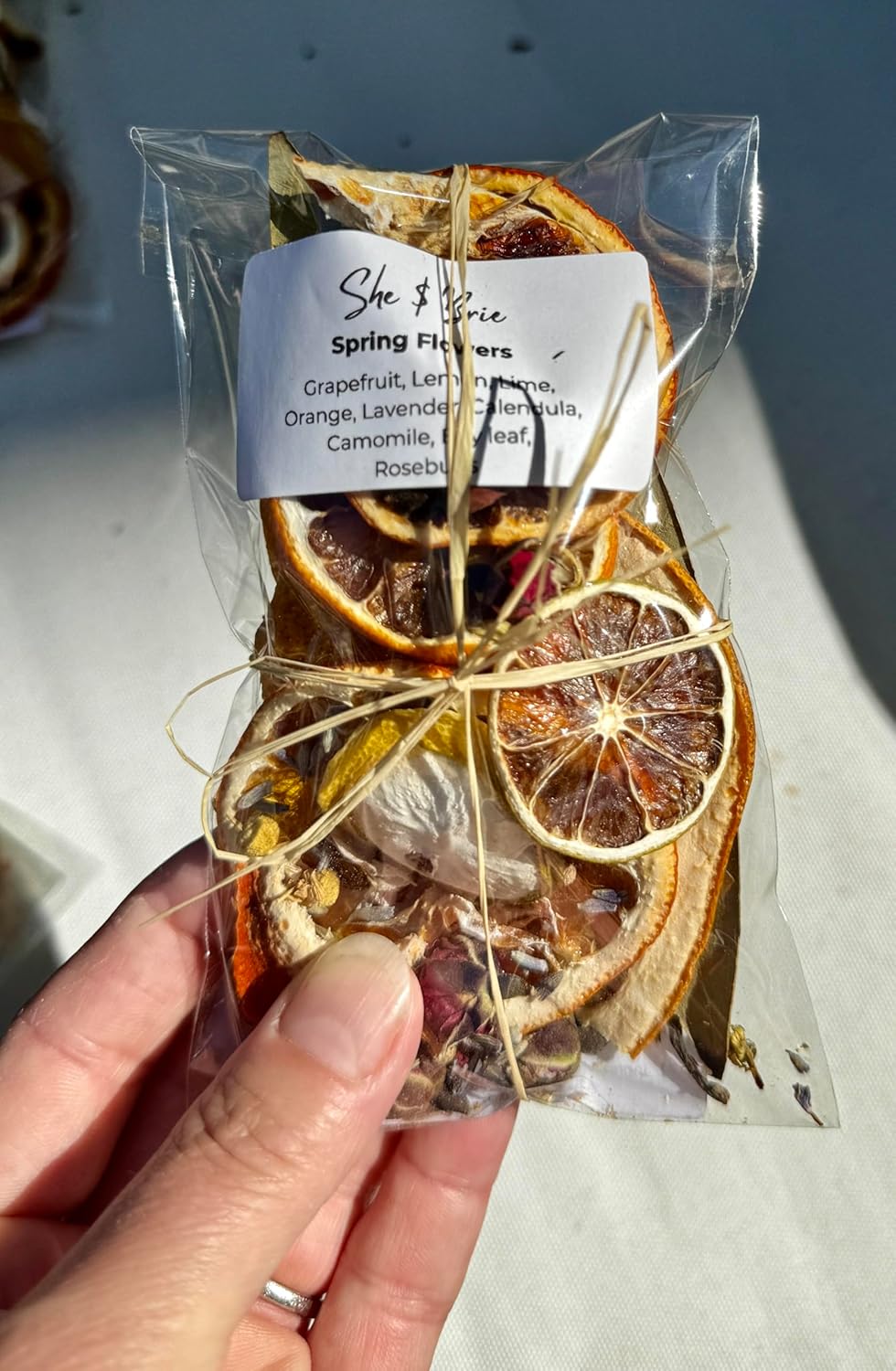 She and Brie Floral Simmer Pot Potpourri Set of 4