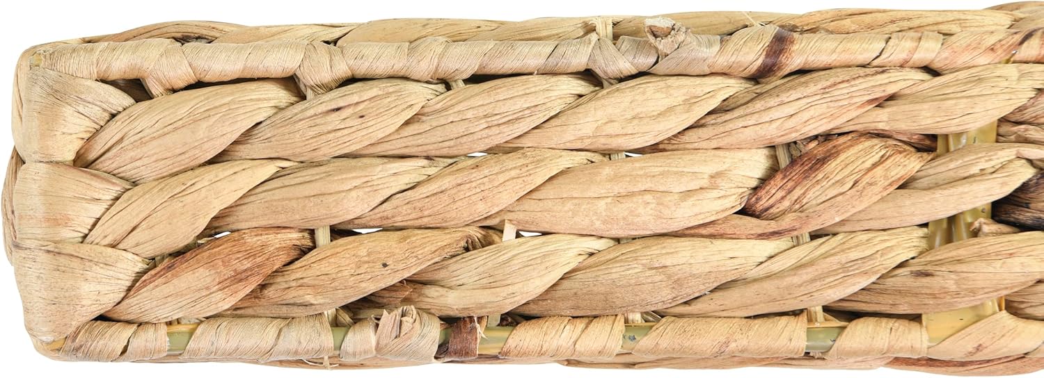 Creative Co Op Handwoven Water Hyacinth Floating Shelf
