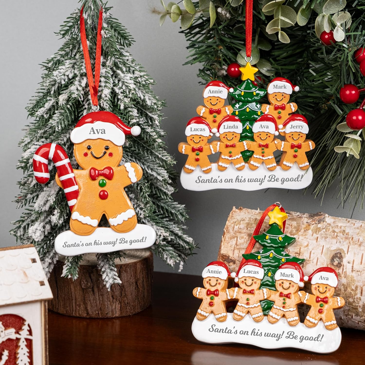 JEKOSEN 2025 Personalized Christmas Ornament with Custom Name