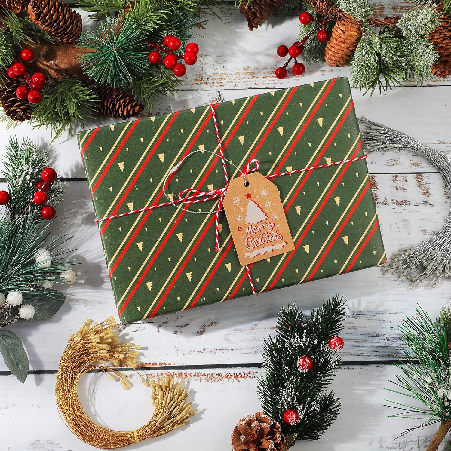 400 Piece Gold and Silver Ornament Hangers