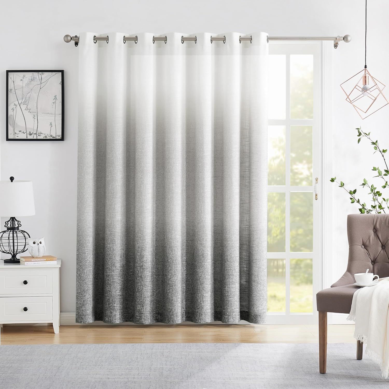 Central Park Ombre Door Curtain 100 x 84 Panel