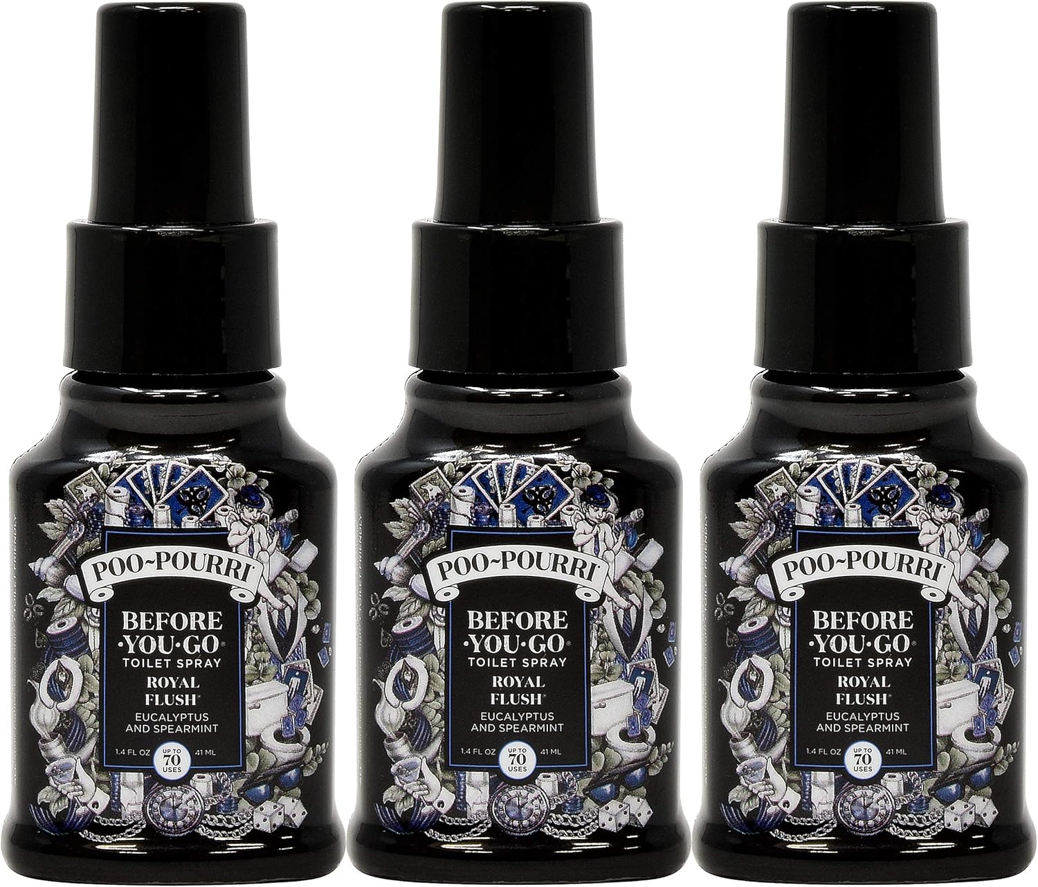 Poo-Pourri Royal Flush Toilet Spray 3 Pack