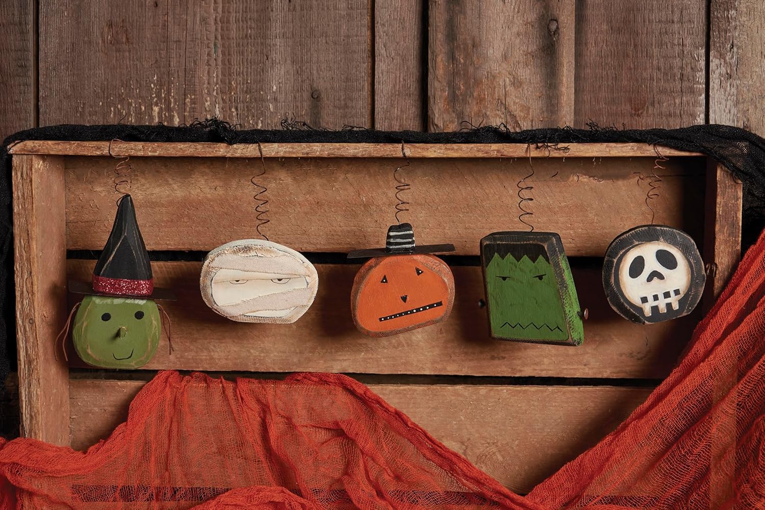Primitives by Kathy Spooky Holiday Ornament Set