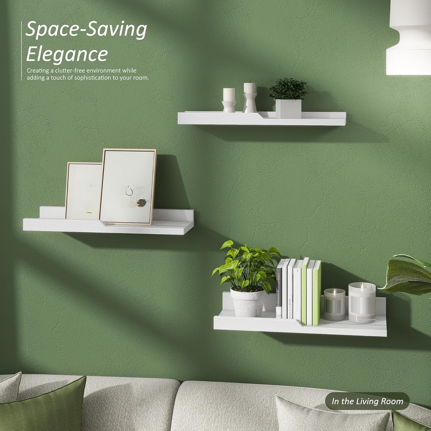 Rebee Vision Farmhouse Floating Shelves Set of 3