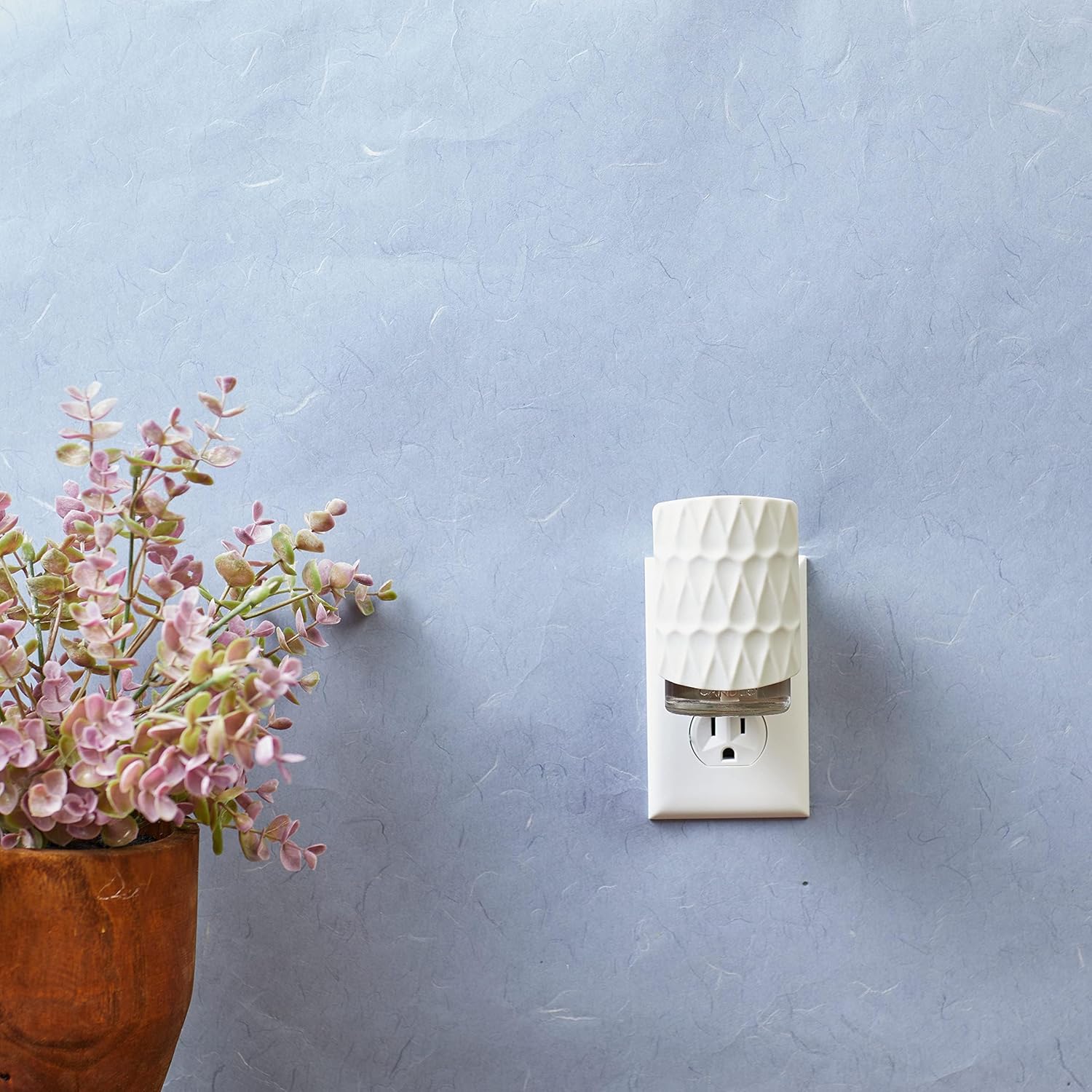 Yankee Candle ScentPlug Diffuser Organic Pattern White 1 CT