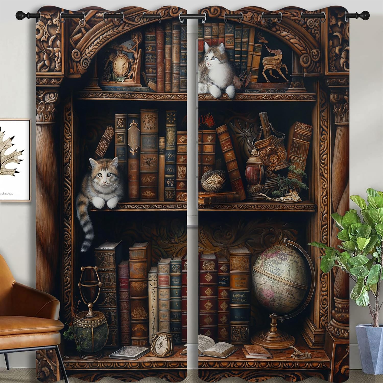 LHROOMJK Blackout Curtains for Bedroom Decor 84x84 Inch