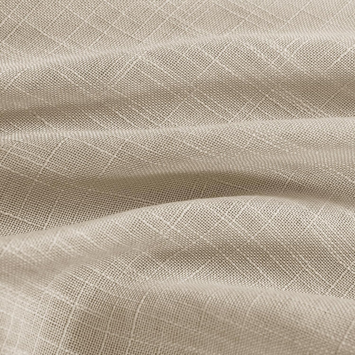 NICETOWN Privacy Sidelight Curtain Panel - 30 Wide 40 Length Taupe