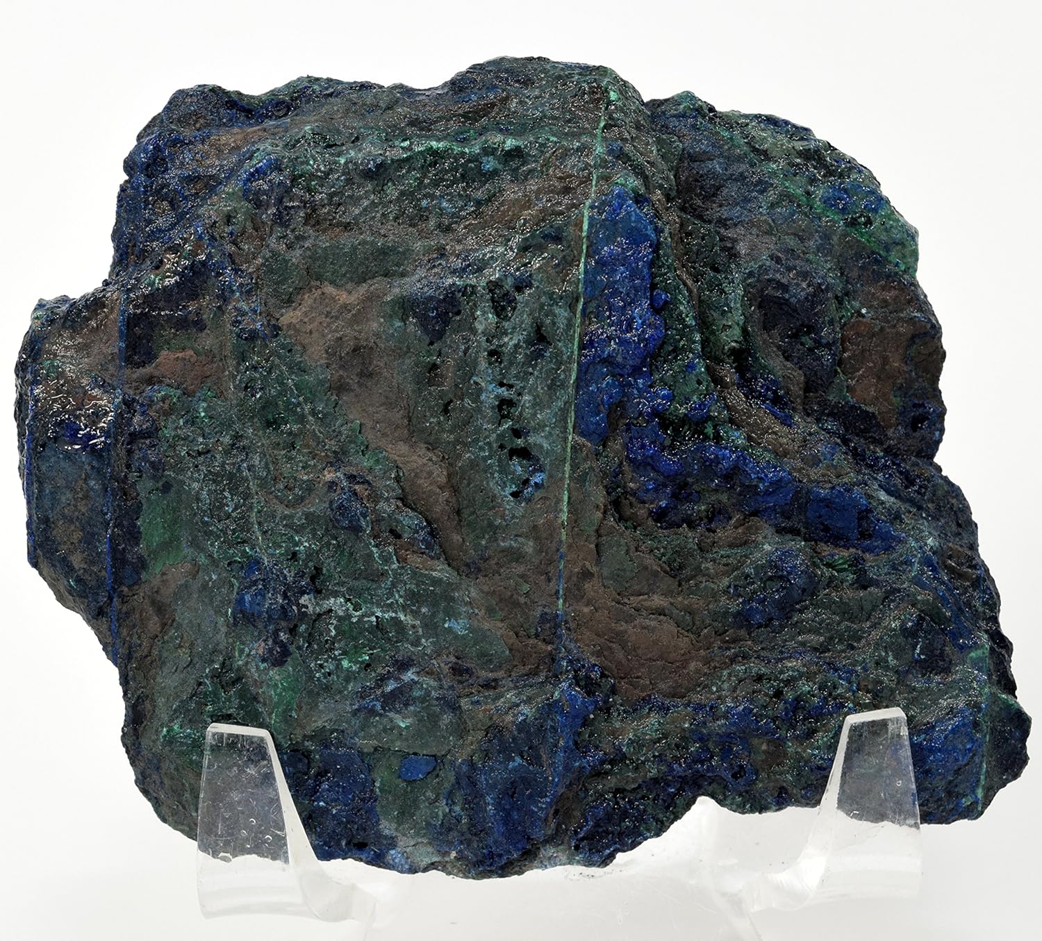 HQRP 25 Inch Azurite with Malachite Rough Crystal Specimen